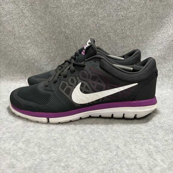 Nike Shoes - Nike Flex 2015 Women's Running Shoes Size 9.5 Dark Grey Purple Comfort Trainers